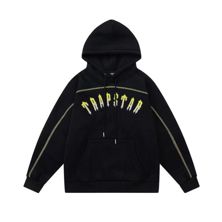 TRAPSTAR X CENTRAL CEE HOODIE – SCHWARZ/GELB