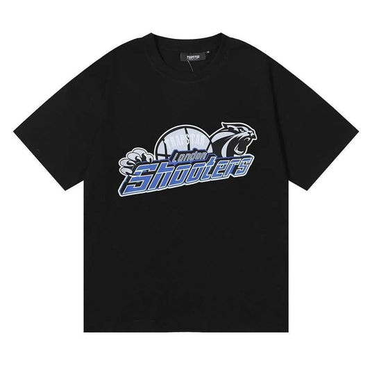 TRAPSTAR SHOOTERS T-SHIRT – SCHWARZ/BLAU