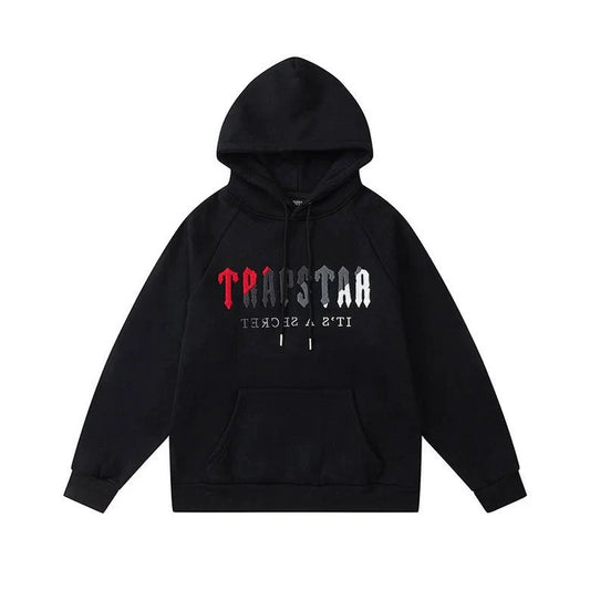 IT'S A SECRET HOODIE – SCHWARZ/ROT